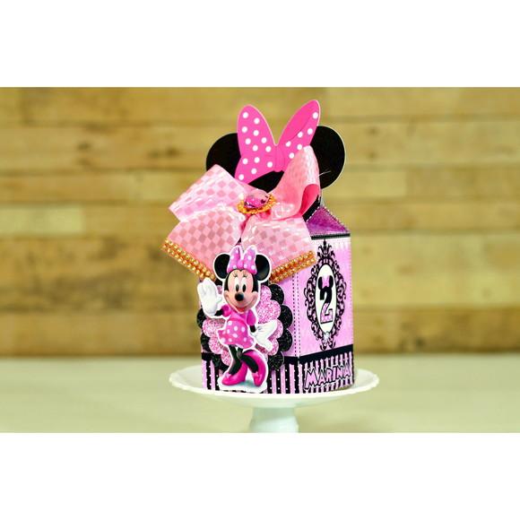 Arquivo Corte Digital Silhouette Festa Lminnie Rosa Luxo
