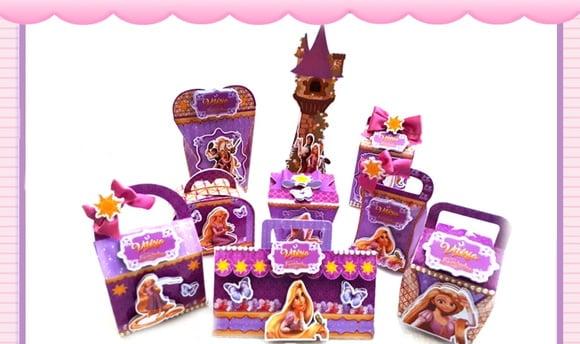 Arquivo Corte Digital Silhouette Rapunzel