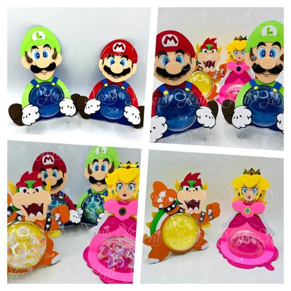 Arquivo Corte Silhouette Super Mario Personagens Guloseimas