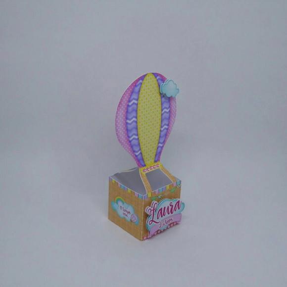 Arquivo de Corte Caixinha Festa Balão Candy Menina Luxo