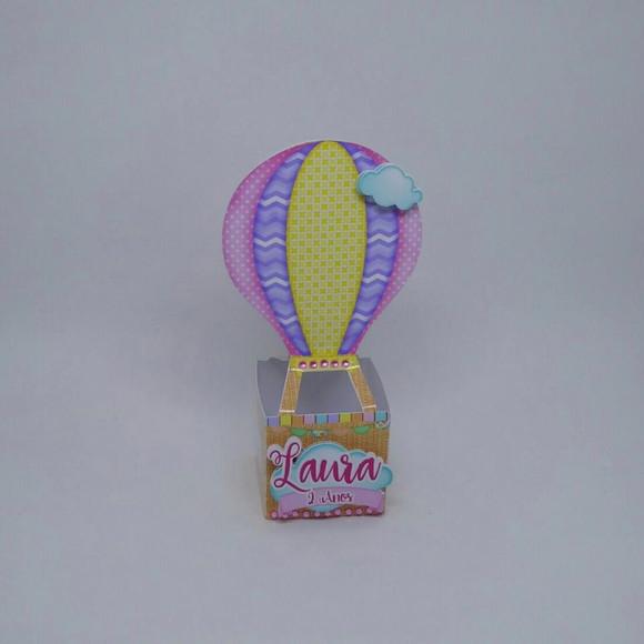 Arquivo de Corte Caixinha Festa Balão Pipa Candy Menina Luxo