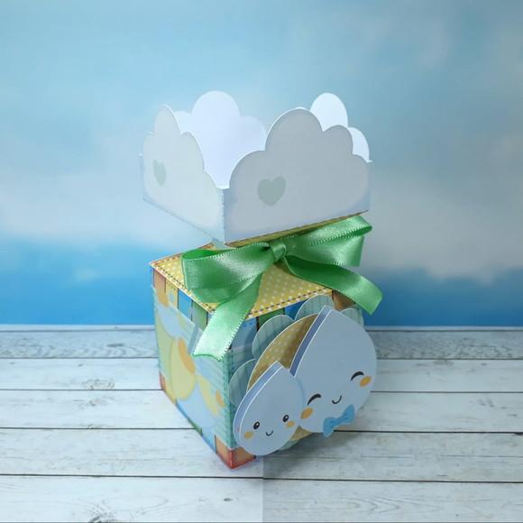 Arquivo de Corte Digital Chuva de Amor Menino Azul Luxo