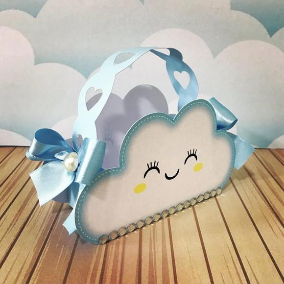 Arquivo de Corte Digital Chuva de Amor Menino Azul Luxo