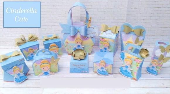 Arquivo de Corte Digital Cinderella Cute Luxo