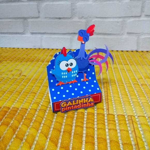 Arquivo de Corte Digital Convite Galinha Mini Luxo