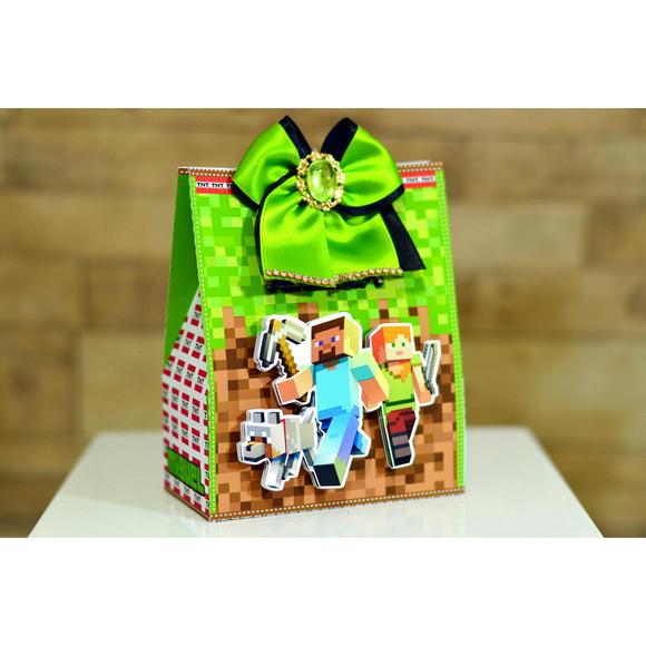 Arquivo de Corte Digital Convite Game Boneco Quadrado Luxo