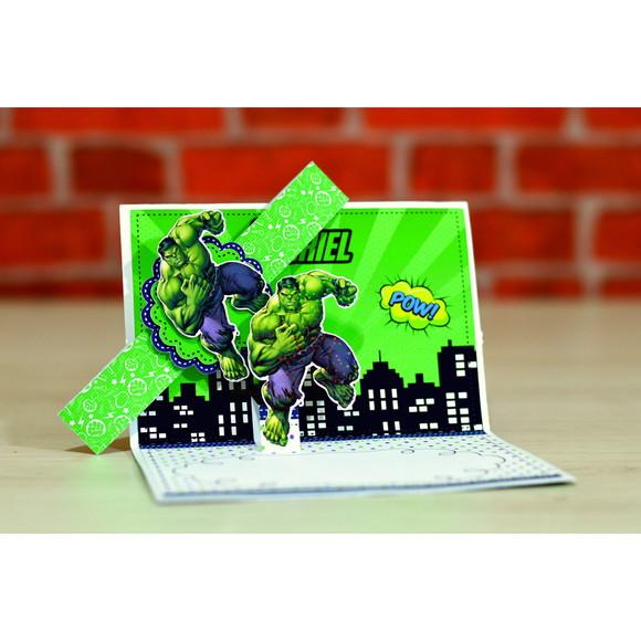 Arquivo de Corte Digital Convite Hulk Luxo
