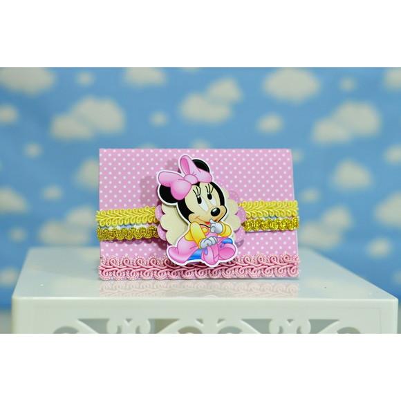 Arquivo de Corte Digital Convite Minnie Baby Luxo