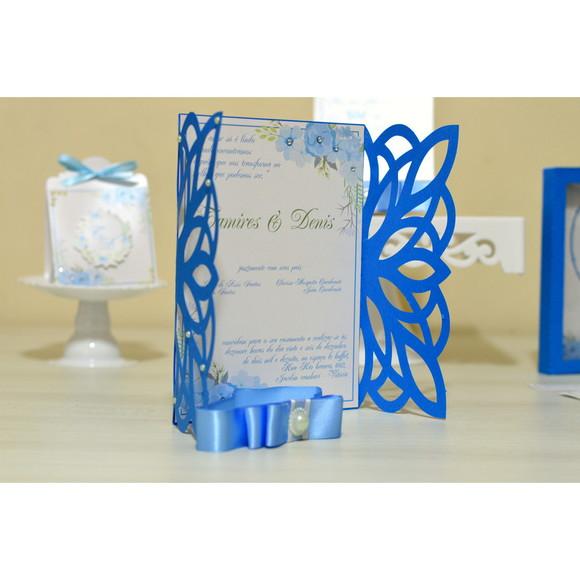 Arquivo de Corte Digital Convite Casamento Luxo