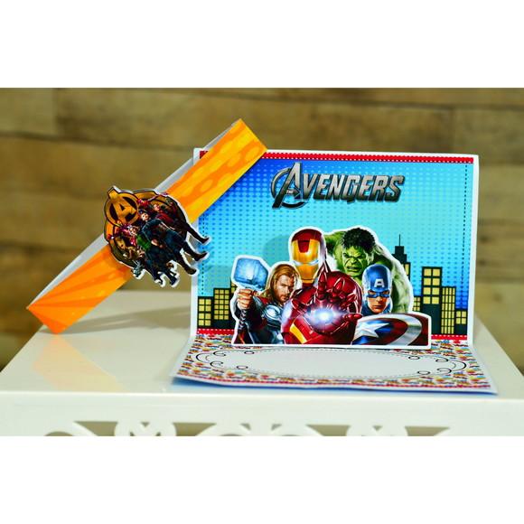 Arquivo de Corte Digital Convite Vingadores Luxo