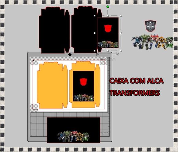 Arquivo de Corte Digital Festa Transformers