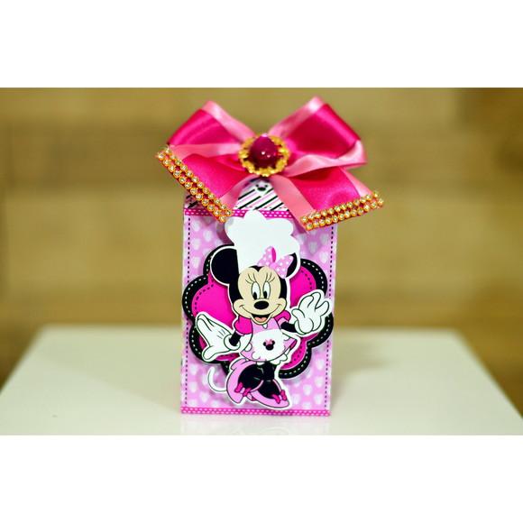 Arquivo de Corte Digital Minnie Confeiteira Rosa Luxo