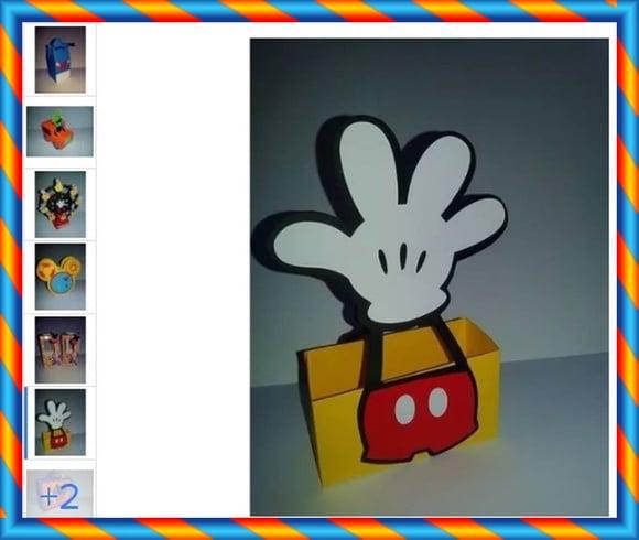 Arquivo de Corte Digital Silhouette Festa Mickey 2