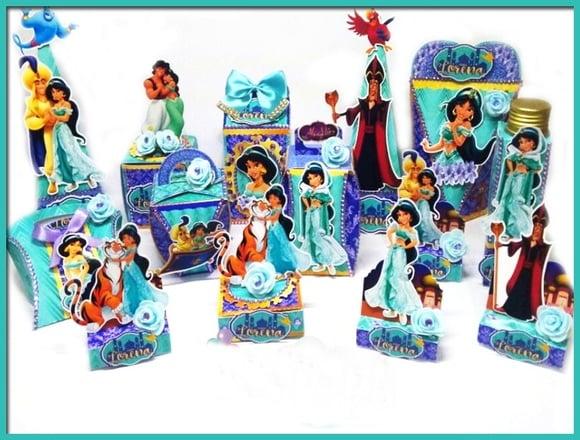 Arquivo de Corte Digital Silhouette Festa Jasmine 2018