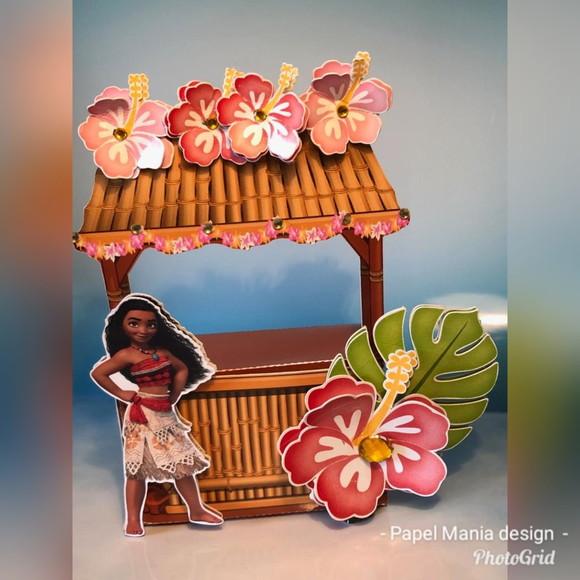 Arquivo de Corte Digital Silhouette Festa Moana Luxo