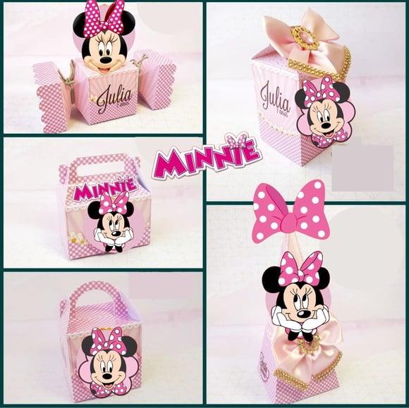 Arquivo de Corte Digital Silhouette Minnie Rosa Luxo