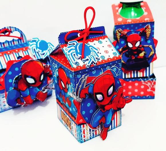 Arquivo de Corte Digital Studio e pdf Homem Aranha Cute