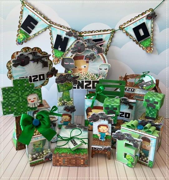 Arquivo de Corte Digital Studio e pdf Minecraft