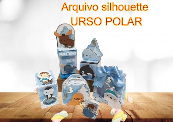 Arquivo de Corte Digital Studio Urso Polar