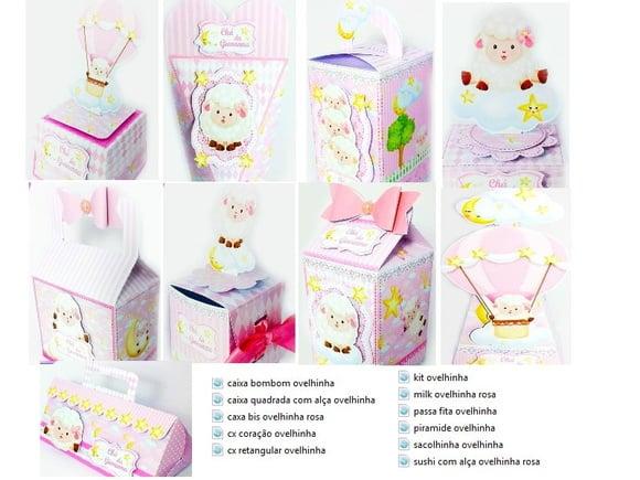 Arquivo de Corte Ovelhinha Rosa