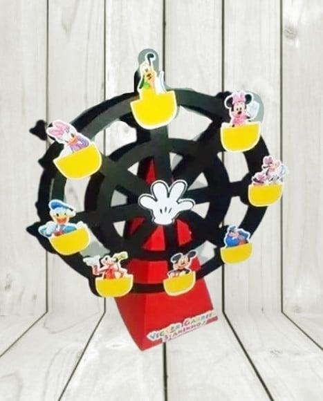 Arquivo de Corte Roda Gigante Mickey e Sua Turma