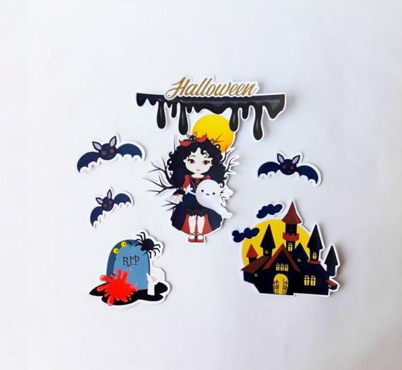 Arquivo de Corte Silhouette e pdf Halloween Bruxinha