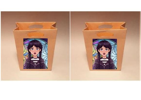 Arquivo de Corte Silhouette Sacolinhas Wandinha
