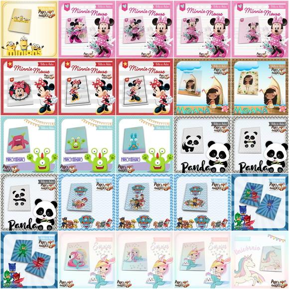 Arquivo Digital Combo Capas de Caderno