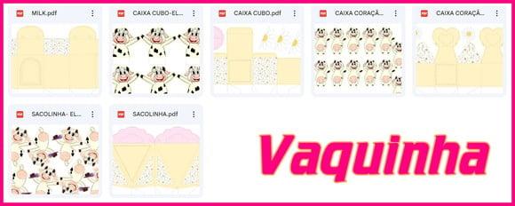 Arquivo Digital Sihouette e pdf Vaquinha Luxo