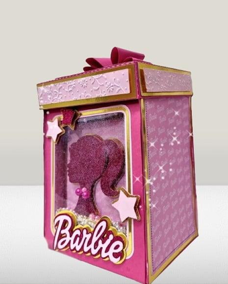 Arquivo Digital Silhouette Caixa Explosão Barbie