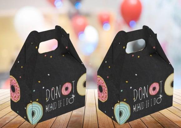 Arquivo Digital Silhouette Caixa para Donuts Luxo