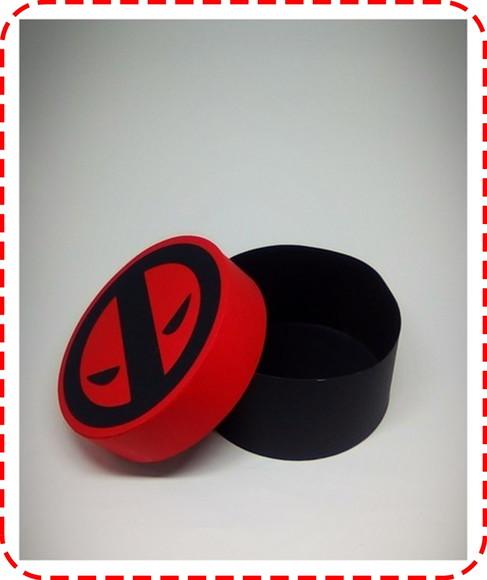 Arquivo Digital Silhouette Caixa Redonda Dead Pool