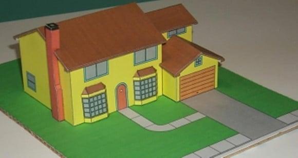 Arquivo Digital Silhouette Casa dos Simpsons.