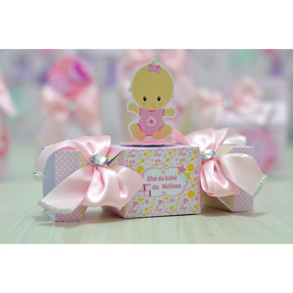 Arquivo Digital Silhouette Chá de Bebe Menina Luxo