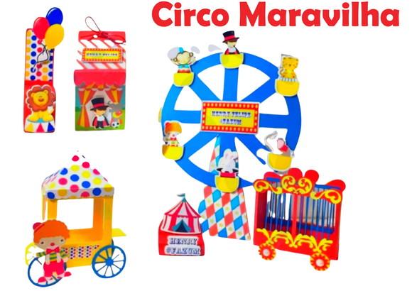 Arquivo Digital Silhouette Circo Maravilha Luxo