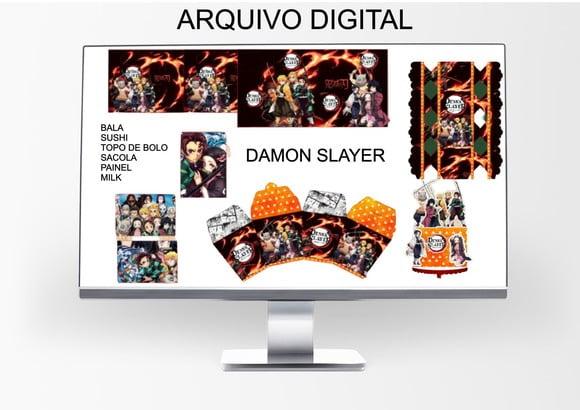 Arquivo Digital Silhouette Demon Slayer
