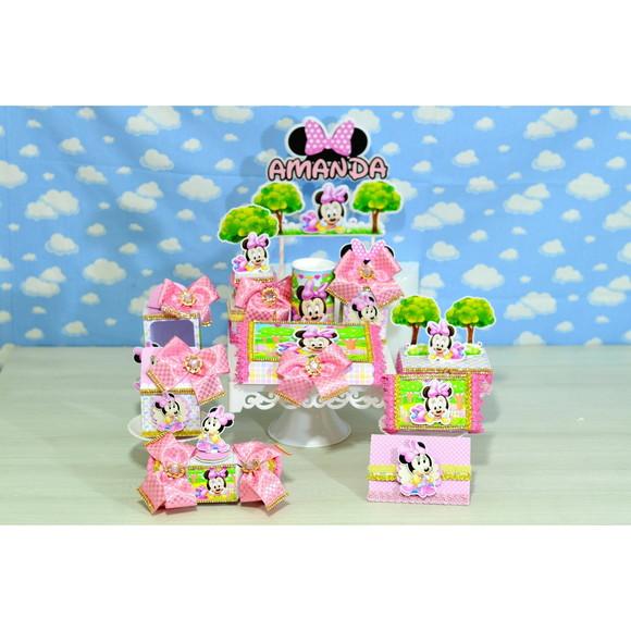 Arquivo Digital Silhouette Festa Baby Minnie Luxo
