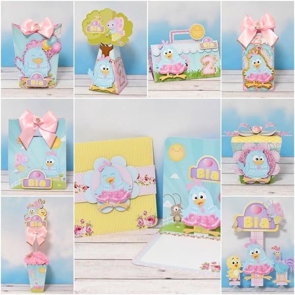 Arquivo Digital Silhouette Galinha Candy Luxo