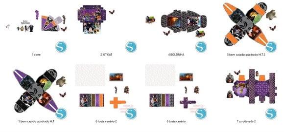 Arquivo Digital Silhouette Kit Hotel Transylvania Luxo.