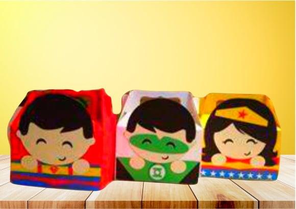 Arquivo Digital Silhouette Malinhas Super Herois Luxo