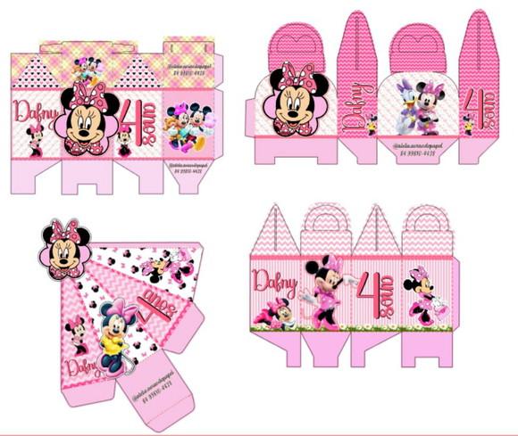 Arquivo Digital Silhouette Minnie Rosa Luxo