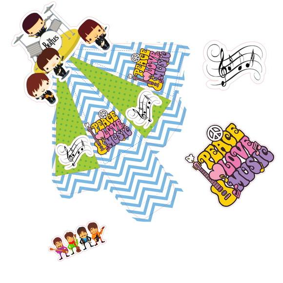 Arquivo Digital Silhouette Musical Beatle S