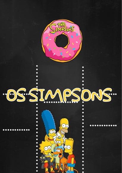 Arquivo Digital Silhouette os Simpsons Chalkboard