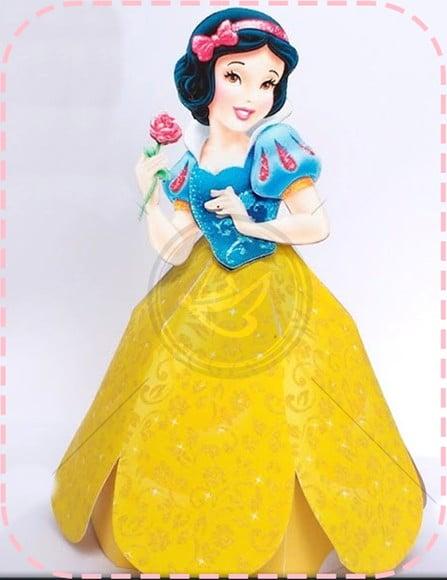 ARQUIVO DIGITAL SILHOUETTE PORTA TUBETE BRANCA DE NEVE