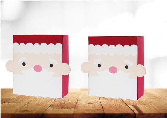 Arquivo Digital Silhouette Sacolinhas Papai Noel e Rena