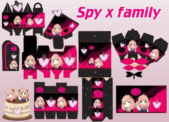 Arquivo Digital Silhouette Spy x Family Luxo