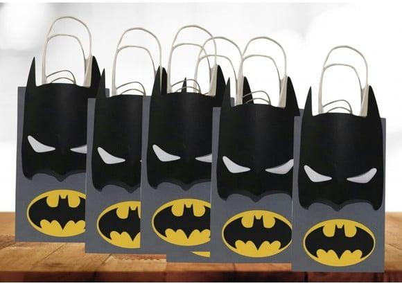 Arquivo Digital Silhouette Tags para Sacolinha Batman