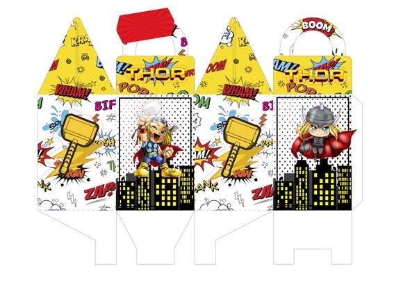 Arquivo Digital Silhouette Thor Cute 2 com Martelo