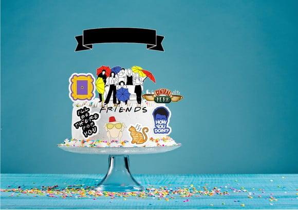 Arquivo Digital Silhouette Topo Friends Luxo
