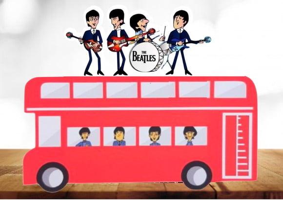 Arquivo Digital Studio Centro de Mesa Banda Inglesa Beatle